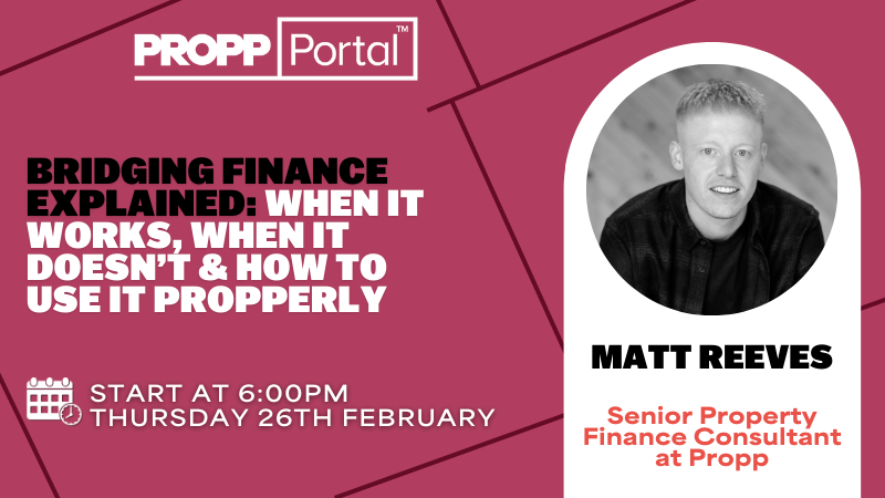What Is Bridging Finance? Rates, Costs & When It Makes Sense | Propp